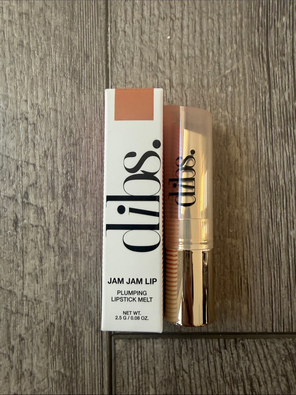 dibs Jam Jam Lip Plumping Lipstick Melt 2.5g - Fig Fantasy (Carmel Nude)